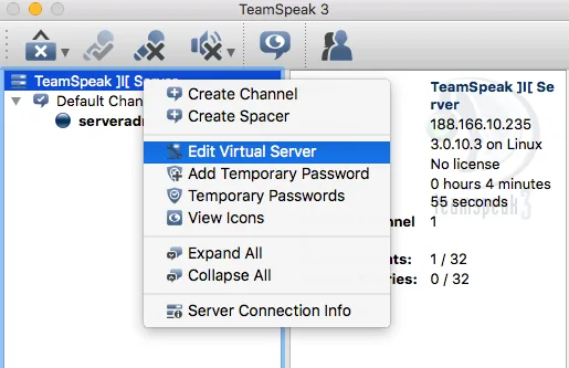teamspeak 3 edit